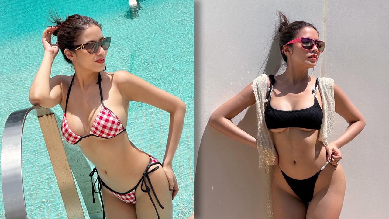 ใบเตย อาร์สยาม นุ่งชุดว่ายน้ำบิกินี อวดหุ่นสวยเซ็กซี่ตู้มต้าม ทำทะเลพัทยาร้อนฉ่า