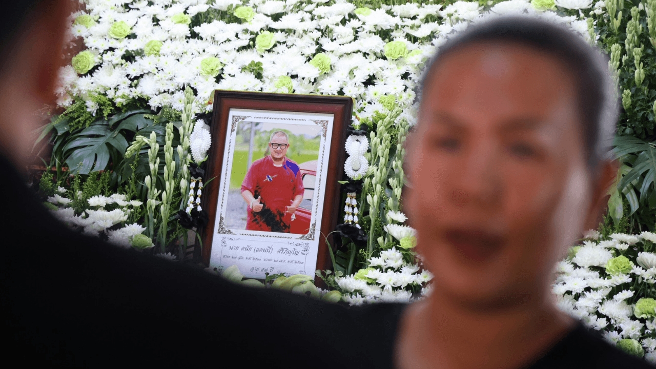 Photos Show Celebrity Friends Arriving to Pay Respects to Danny Sripinyo Amid Somber Atmosphere