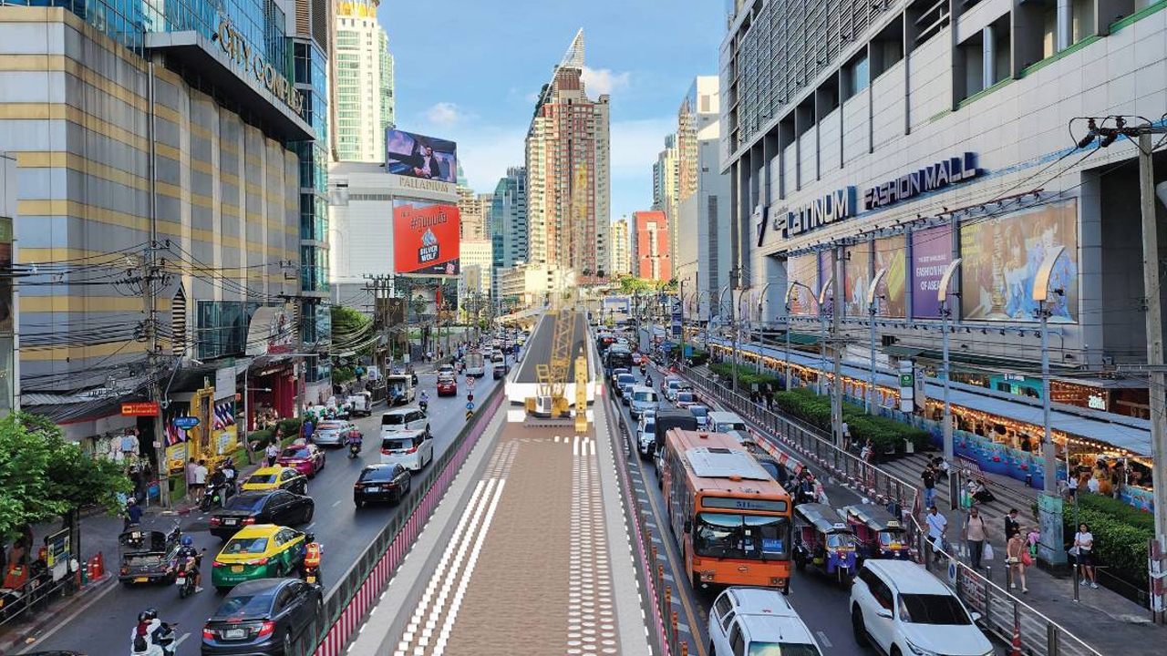 แนะ 5 เส้นทางเลี่ยง ปิดสะพานข้ามแยกประตูน้ำ เริ่ม 24 เม.ย. เวลา 22.00 น. ถึงปี 70