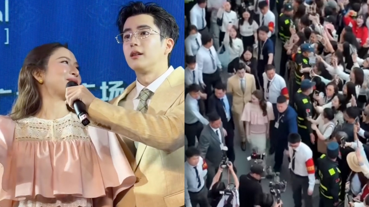 เริดๆ เลยละ! ประมวลภาพ "แอฟ-นนกุล" รับงานคู่สร้างปรากฏการณ์ทำเมืองจีนแตก!! 