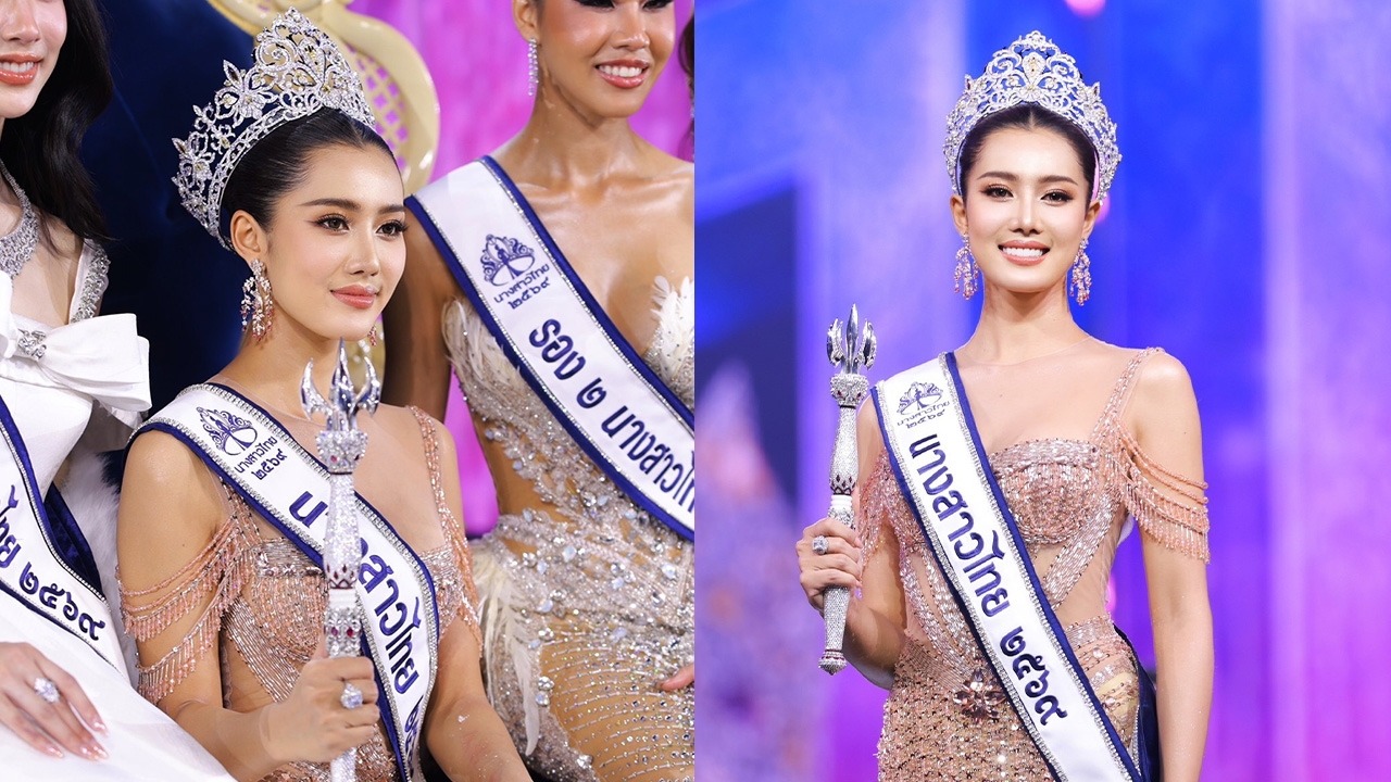 เปิดภาพนางสาวไทย 2569 “มายมิ้นต์ จิราภรณ์” นางงามเดินสาย 40 เวที ก่อนคว้ามงระดับประเทศ