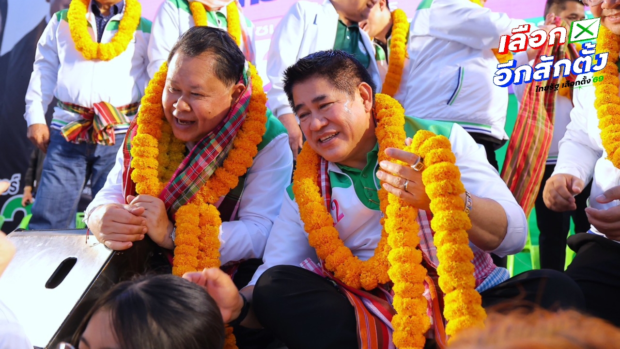 “ธรรมนัส” ควง “ไชยา” ขอคะแนนกลับเข้าสภาฯ ในนามกล้าธรรม มั่นใจปักธงทั้ง 3 เขต