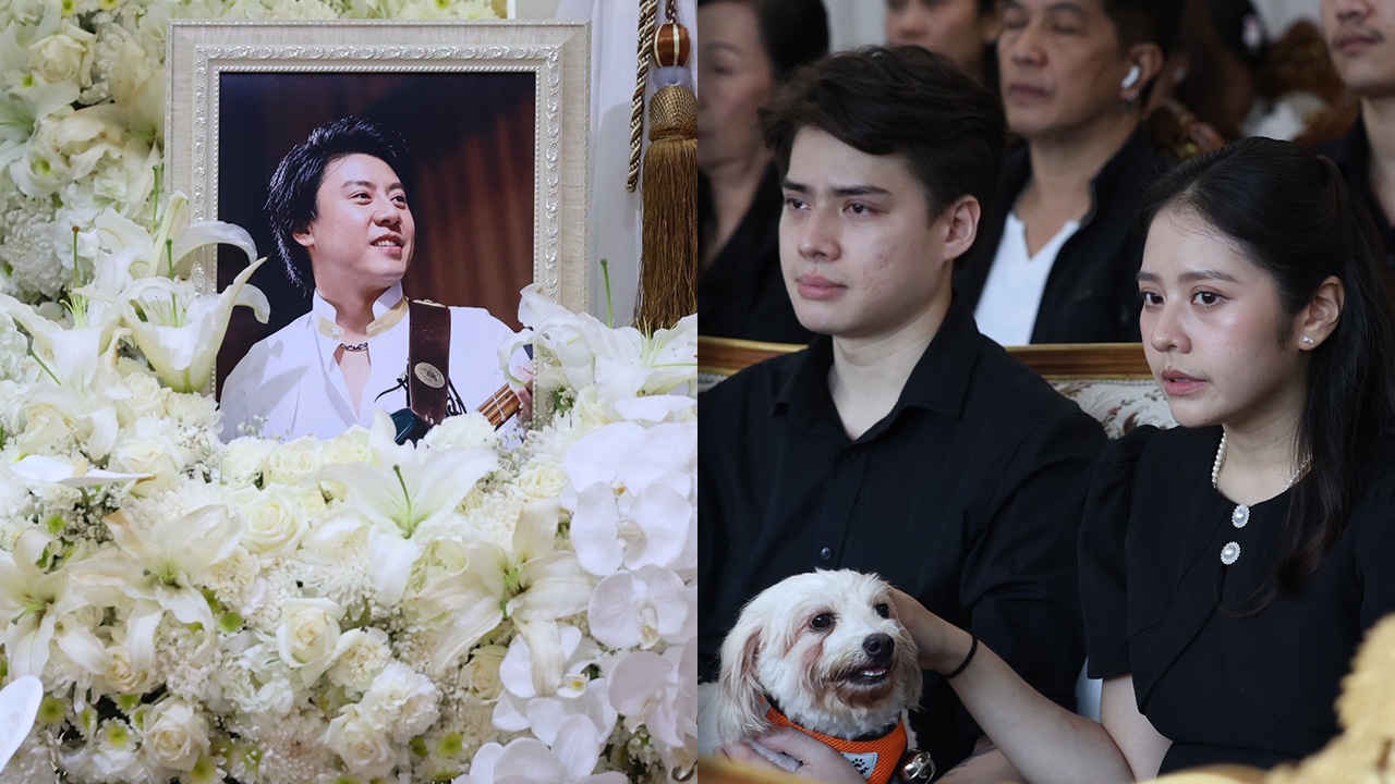พิธีฌาปนกิจ ต๋อง วงทู เพื่อนศิลปินร่วมอาลัยแน่น ลูกๆ ร่ำไห้สุดเศร้าส่งพ่อครั้งสุดท้าย