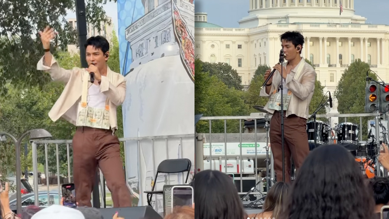 “กัน นภัทร” โชว์เป่าขลุ่ยเสียงสดๆ กลางวอชิงตัน ดี.ซี. คนแห่มุงปรบมือชื่นชม