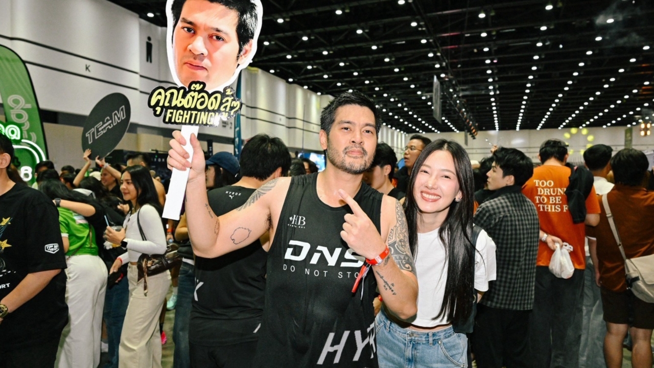 “นุ่น วรนุช” ส่งกำลังใจให้ “ต๊อด ปิติ” แข่ง HYROX แบบติดขอบสนามสุดหวานฉ่ำ