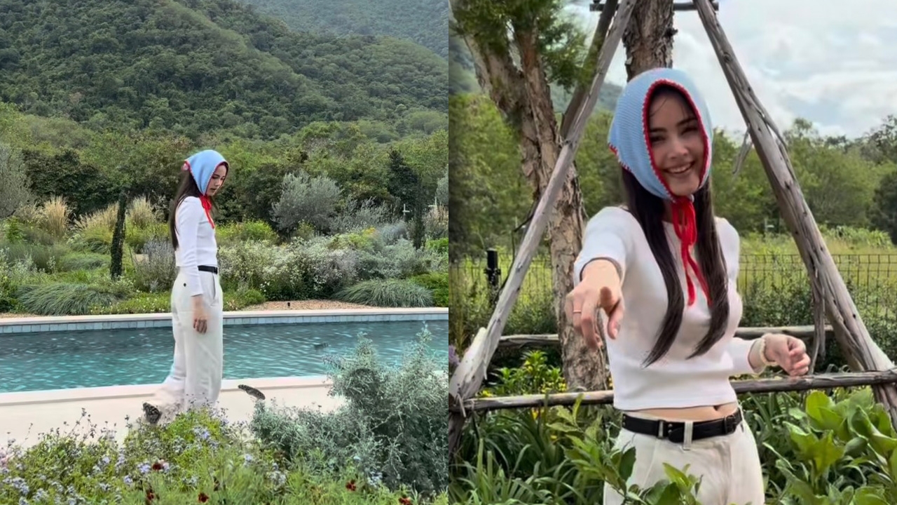 "ญาญ่า" กลับไปพักผ่อนบ้านที่เขาใหญ่ บรรยากาศวิวภูเขาสดชื่น ให้ฟีลเหมือนอยู่เมืองนอก