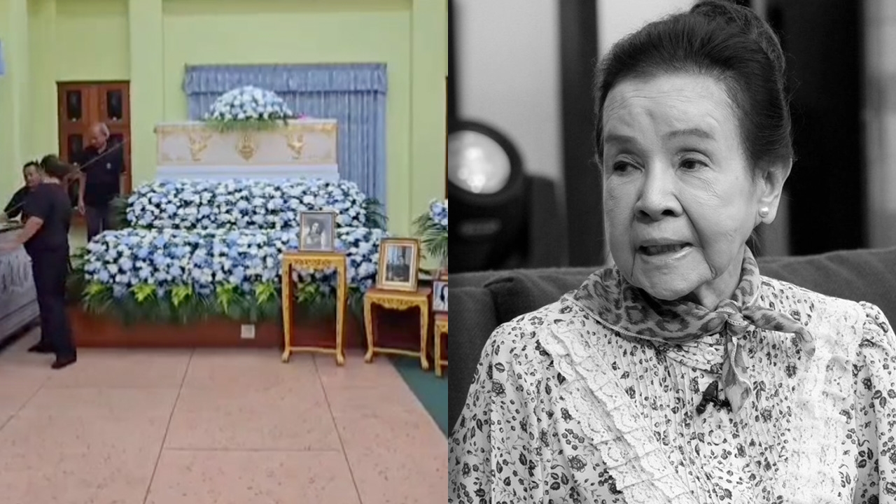ภาพบรรยากาศพิธีศพ "น้ำเงิน บุญหนัก" นักแสดงอาวุโส หลังจากไปอย่างสงบด้วยวัย 86 ปี