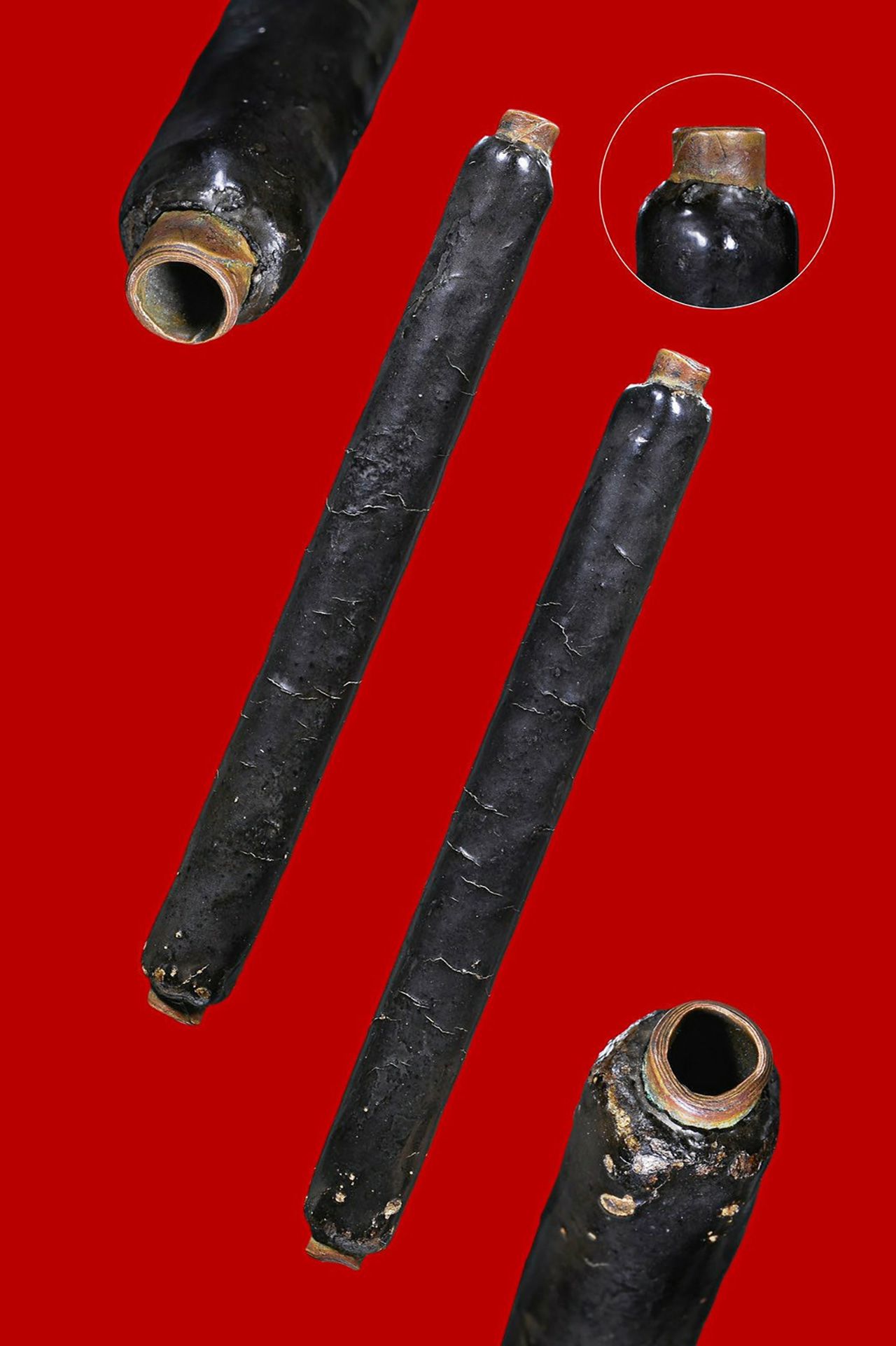 ตะกรุดโสฬส มหามงคล หลวงปู่เอี่ยม วัดสะพานสูง ของสถิต ราชบุรี.