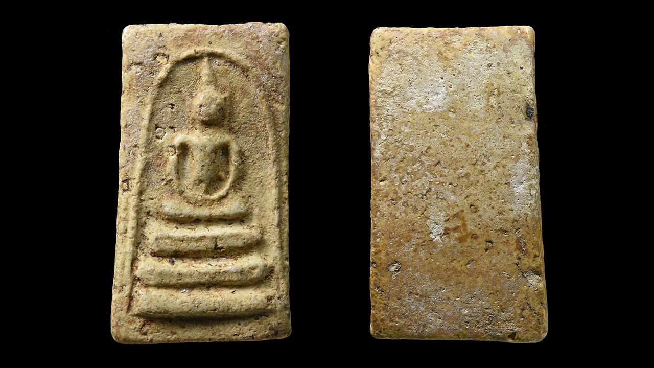 พระสมเด็จ บางขุนพรหม พิมพ์อกครุฑ ของ ฐิการ ศุภวิรัชบัญชา.