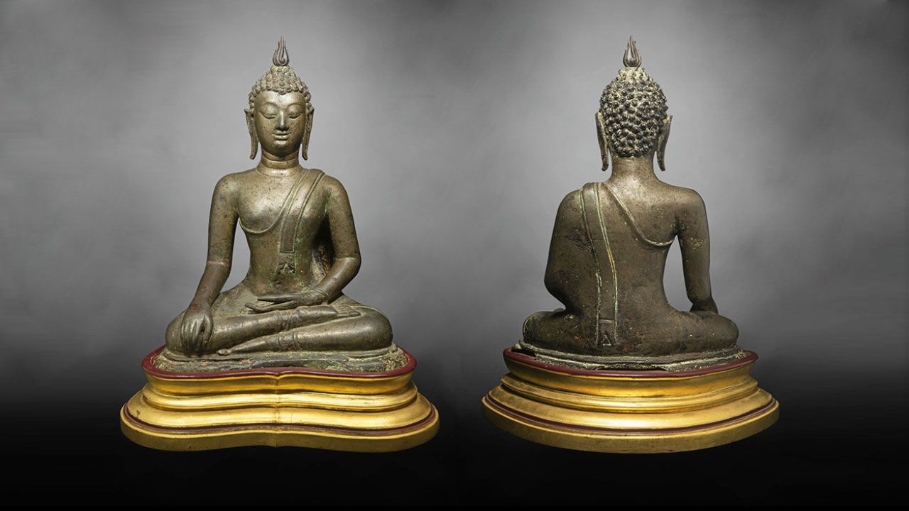 พระพุทธรูปสุโขทัยวัดตะกวน ของอิทธิ ชวลิตธำรง.