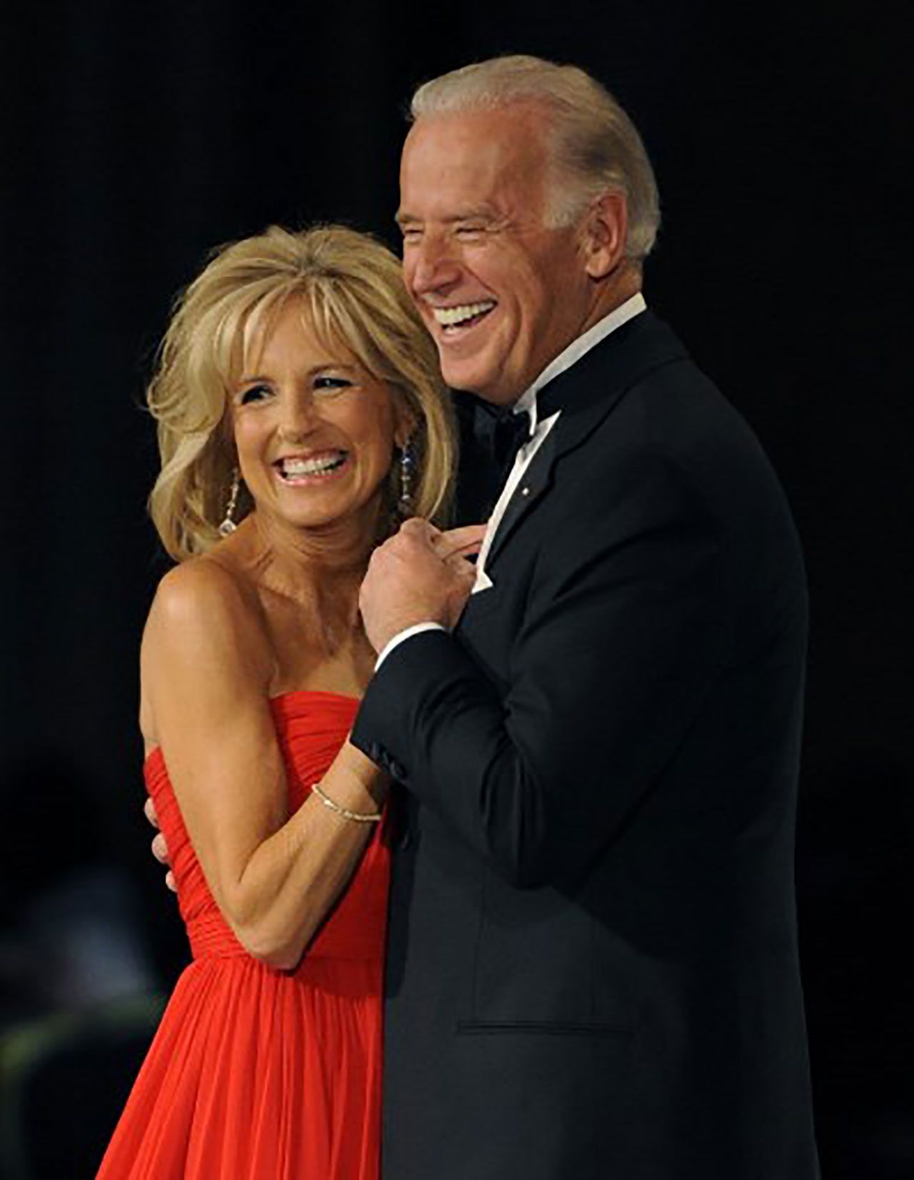 โจ กับ จิล เมื่อวันที่ 20 มกราคม 2009  ช่วงที่โจดำรงตำแหน่งรองประธานาธิบดี (ภาพ AFP)