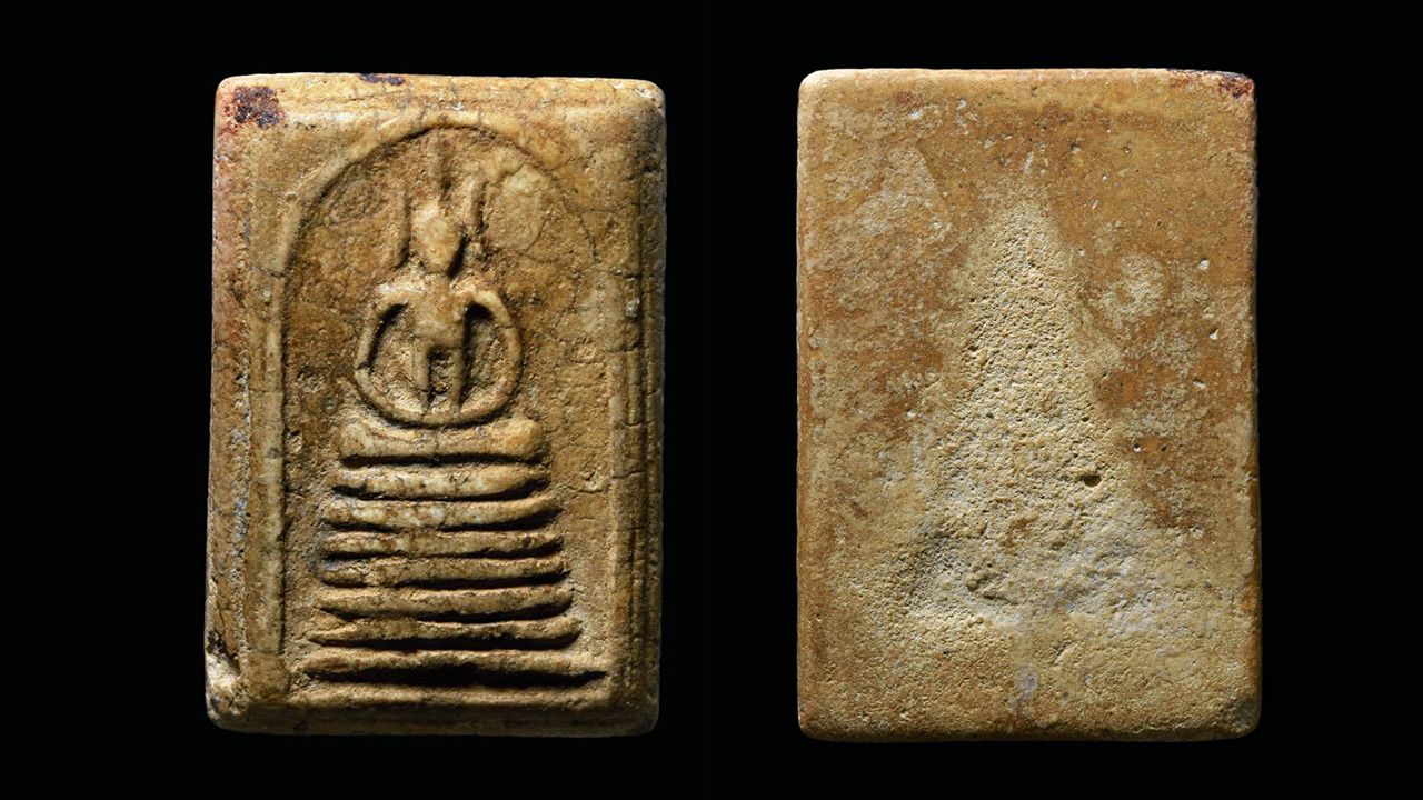 พระสมเด็จเกศไชโย พิมพ์ใหญ่ นิยม ๗ ชั้น วัดไชโยวรวิหาร ของ ณรงค์พันธ์ ลีสหปัญญา.