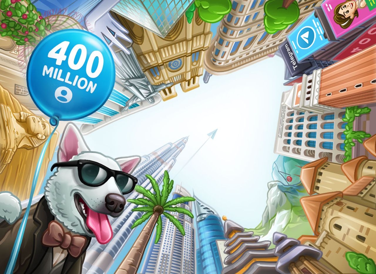 Telegram ยอดผู้ใช้งานทะลุ 400 ล้านคน