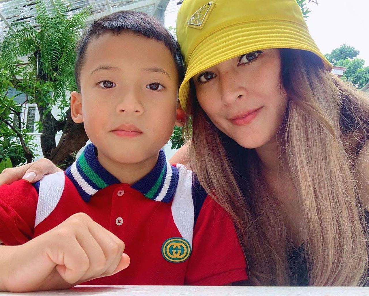 นานา ไรบีนา และน้องบรู๊คลิน ลูกชาย ขอบคุณภาพจากไอจี @nanarybena