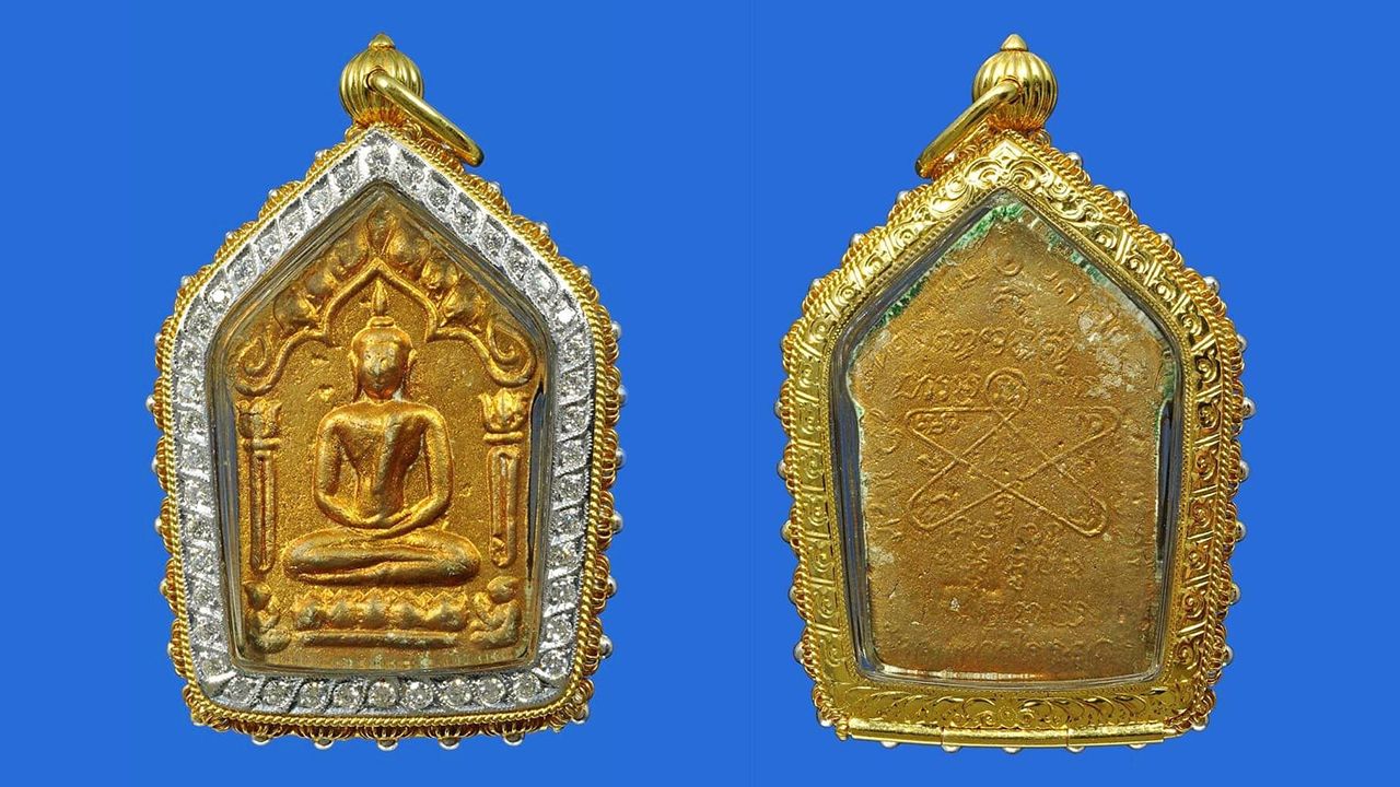 พระขุนแผน ผงพรายกุมาร บรอนซ์ทอง หลวงปู่ทิม วัดละหารไร่ ของ อิทธิ  ชวลิตธำรง.