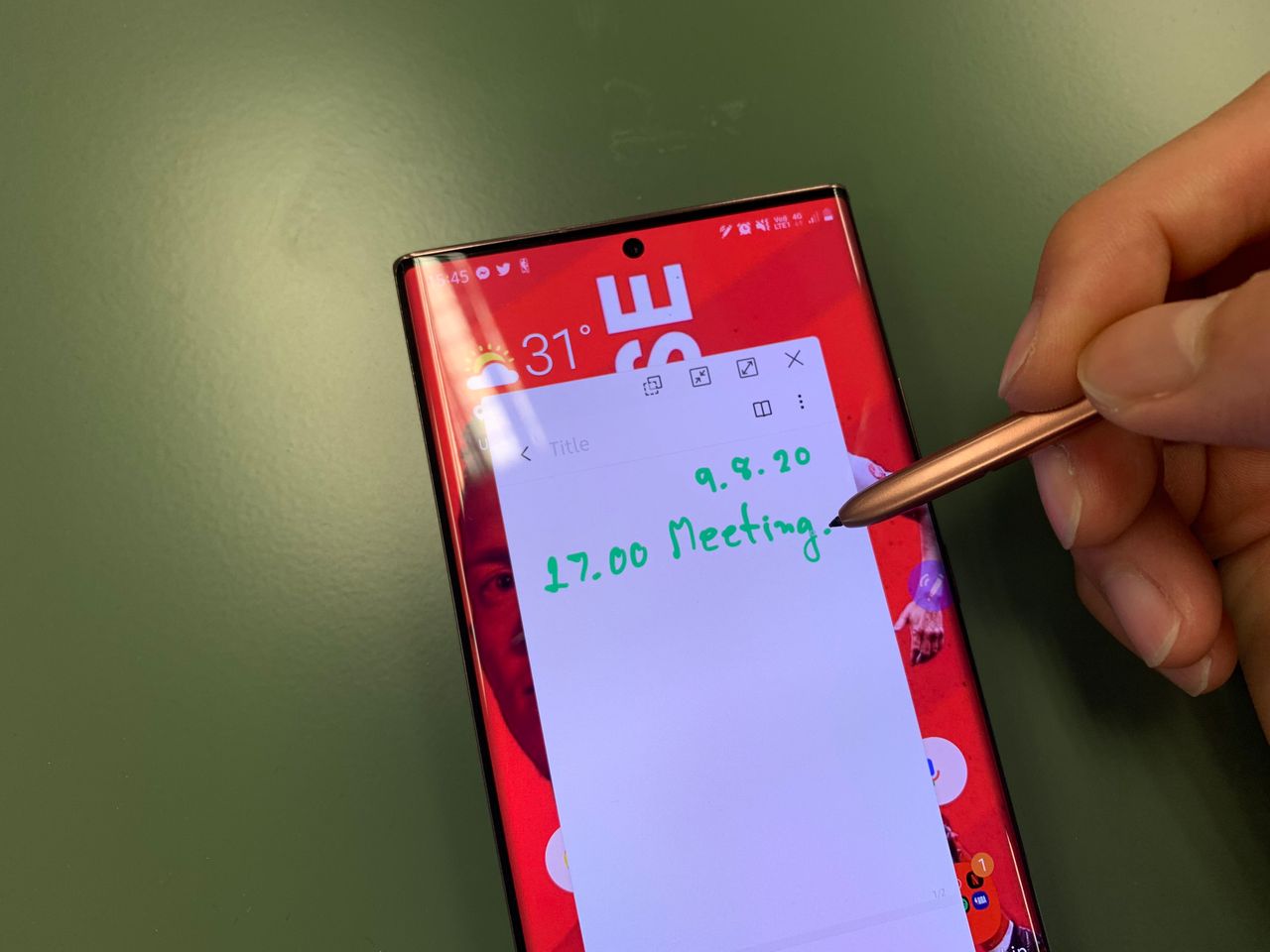 S Pen ทีเด็ดของ Galaxy Note 20 Ultra