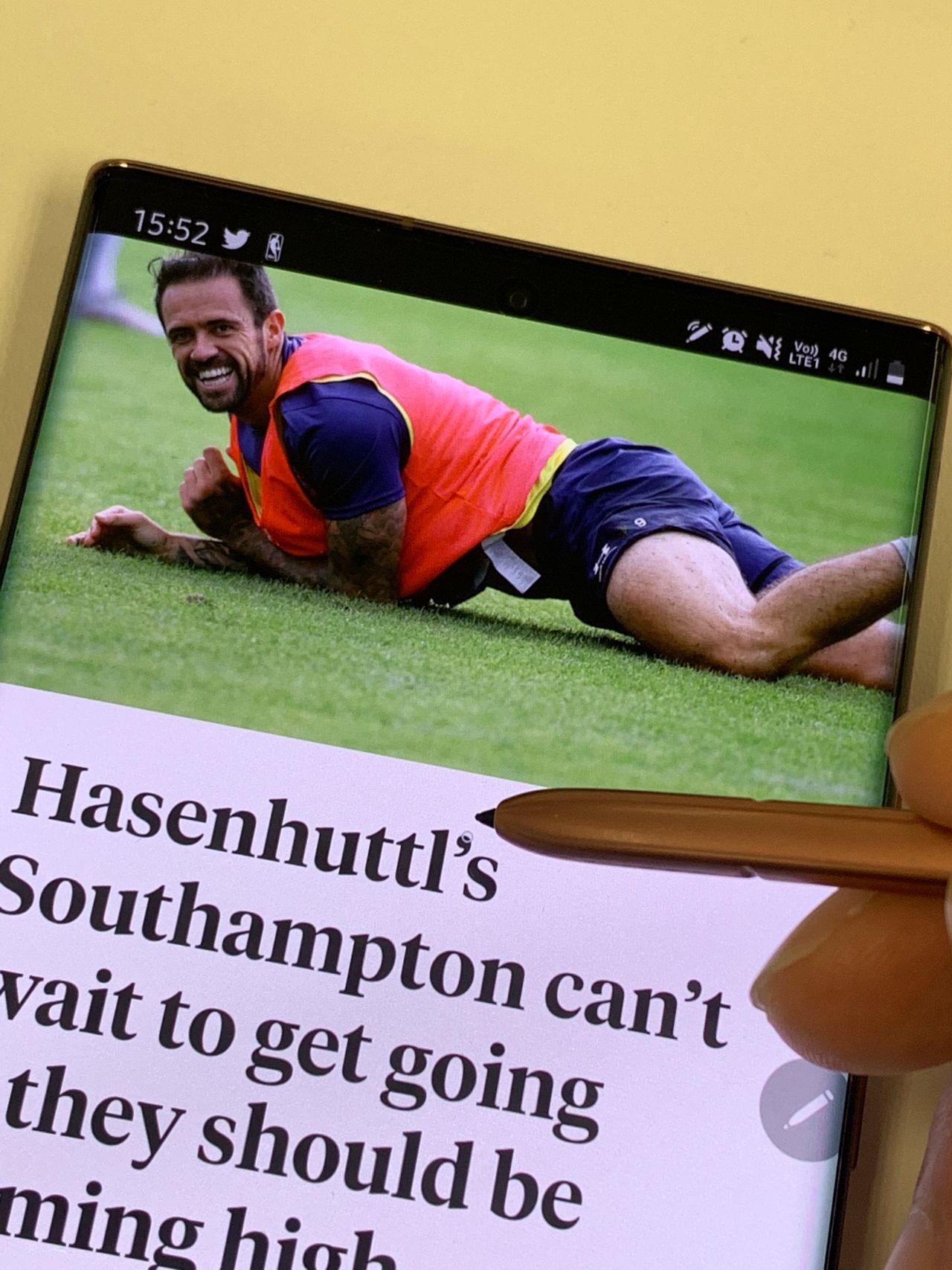 S Pen ของ Galaxy Note 20 Ultra ทำงานได้อย่างดี