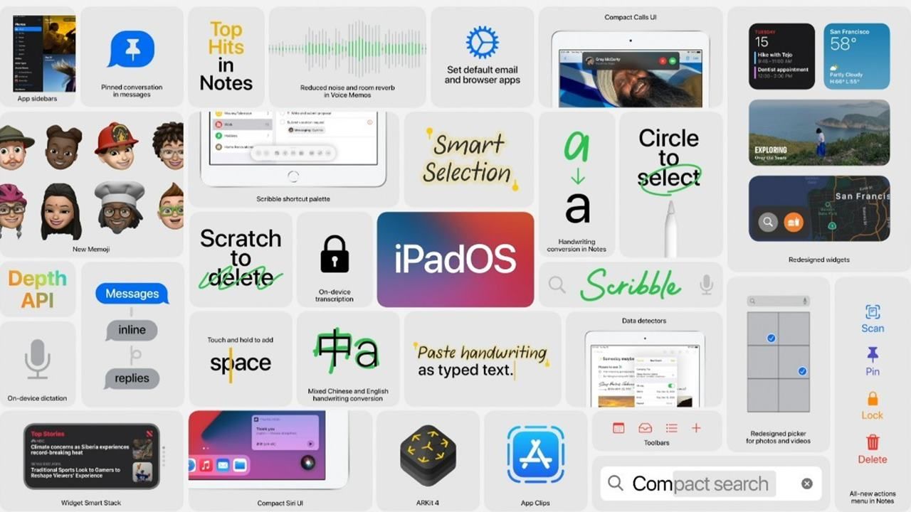 New iPad Gen 8 ใช้ iPad OS