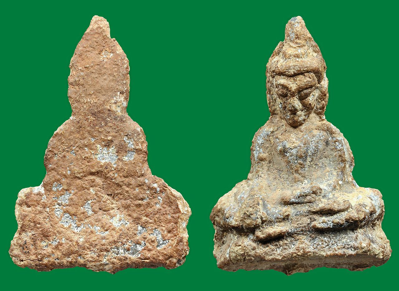 พระท่ากระดาน กรุศรีสวัสดิ์ กาญจนบุรี ของกำนันมานะ คงวุฒิปัญญา.