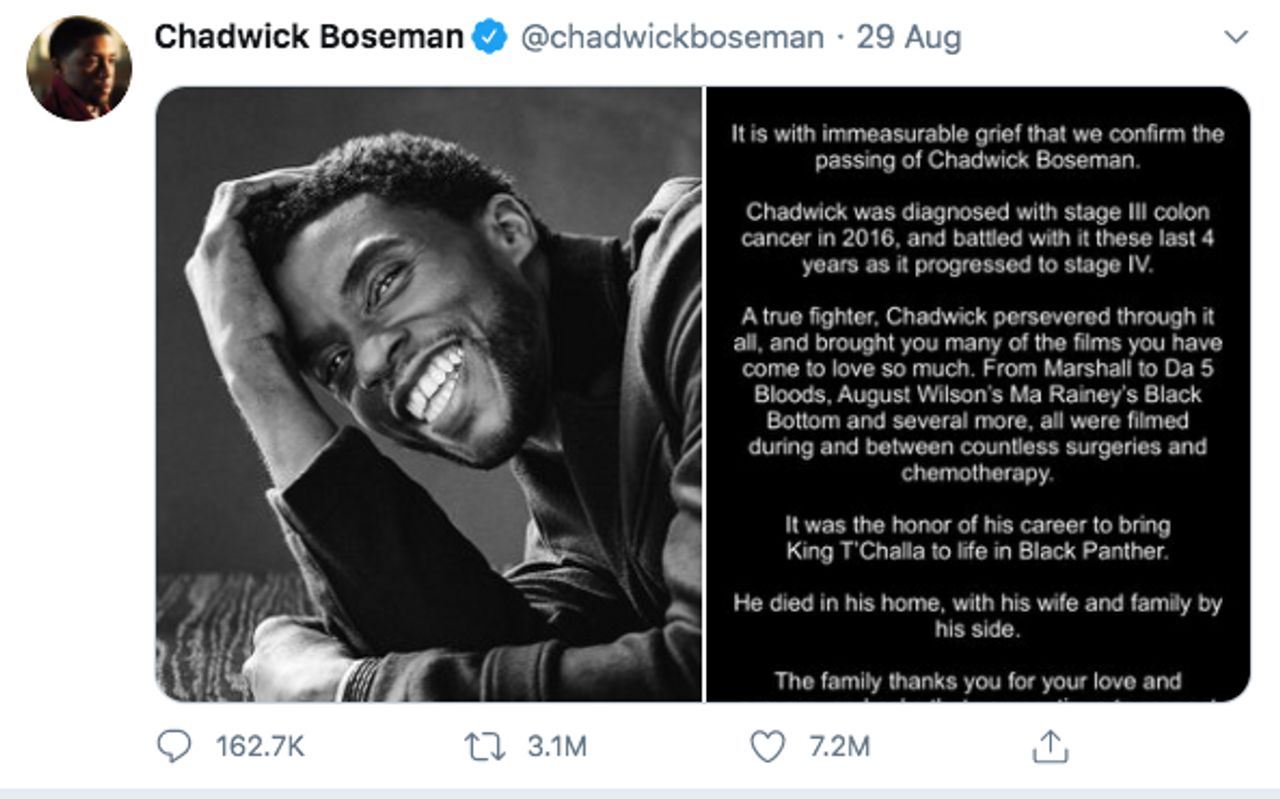 ทวีตของแชดวิก โบสแมน