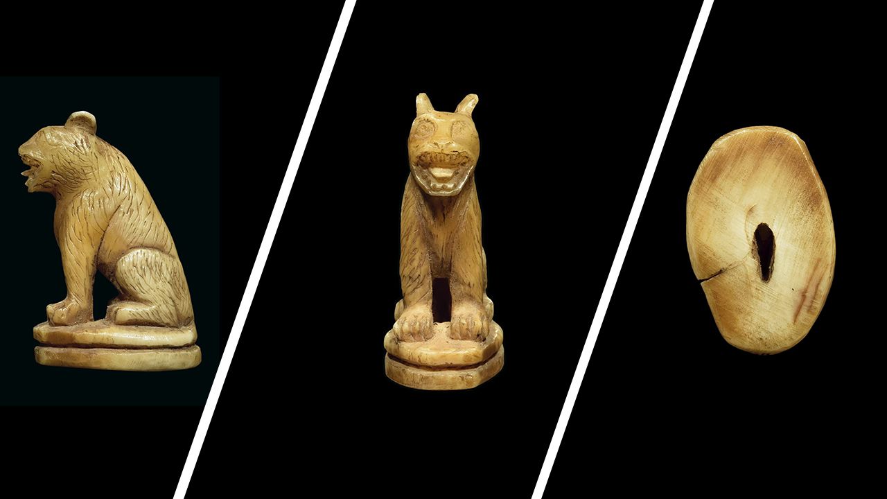 เขี้ยวเสือแกะ ศิลป์หลวงพินิจ พ.ศ.๒๔๘๓ หลวงปู่พริ้ง วัดบางปะกอก ของ แมน รัตนา.