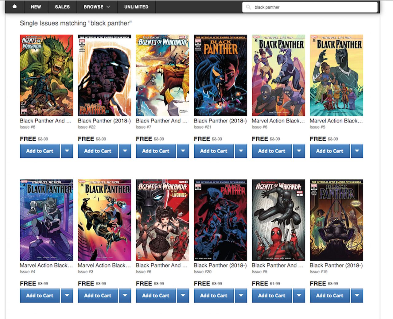 คอมมิก Black Panther ที่แจกฟรี