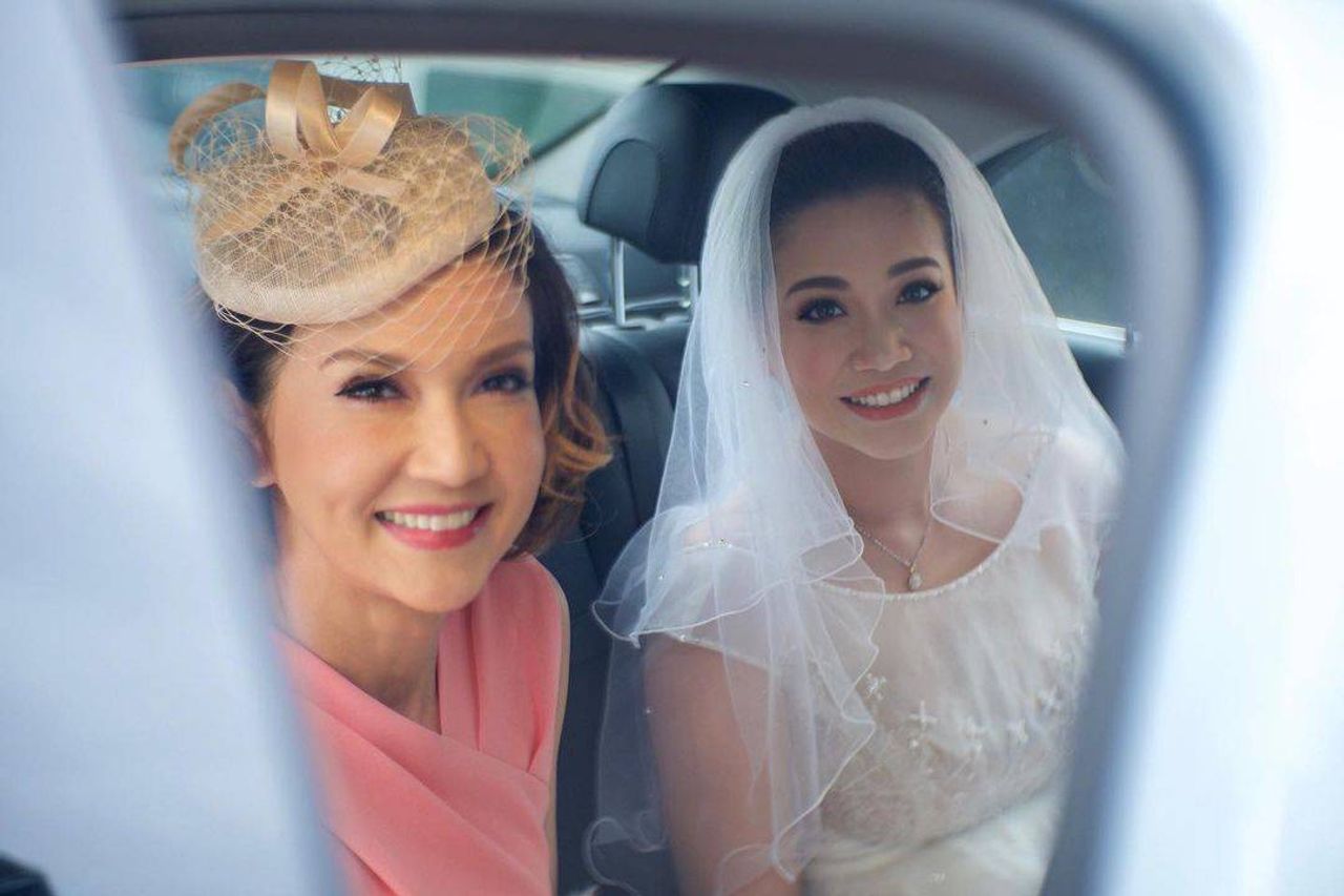 แอน-นนนี่ ในวันแต่งงานของนนนี่ ขอบคุณภาพจากไอจี @annsirium