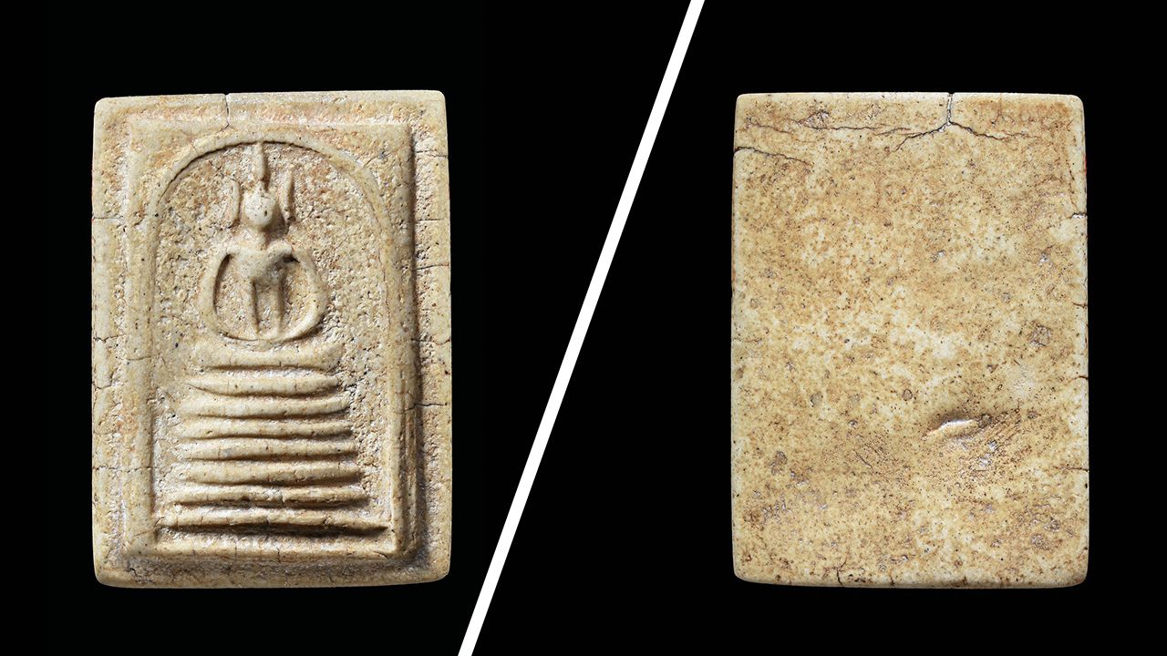 พระสมเด็จเกศไชโย พิมพ์นิยม ๗ ชั้น A กรุวัดไชโยวรวิหาร ของ กฤษฏ์ คงวุฒิปัญญา.