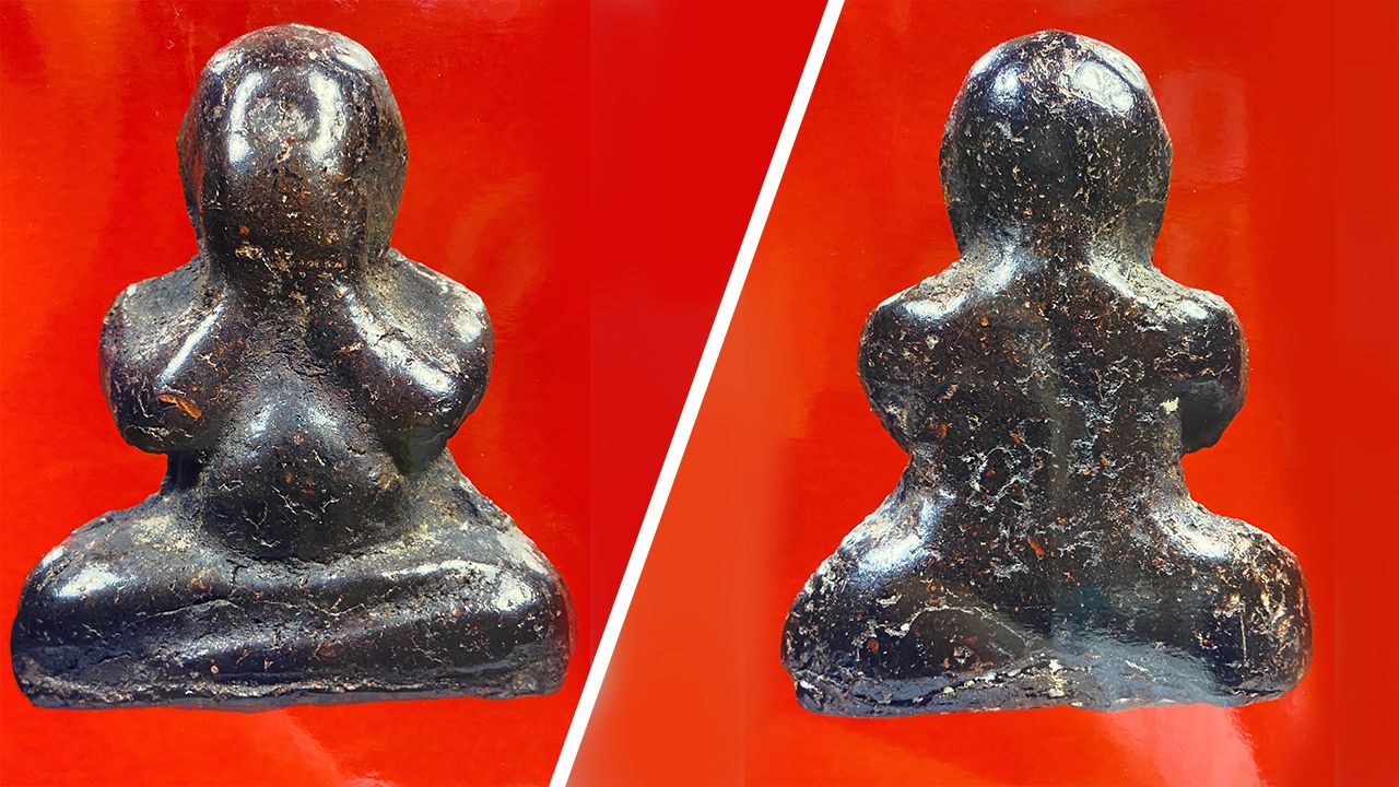 พระปิดตาพิมพ์ ชะลูด หลวงปู่เอี่ยม วัดสะพานสูง ของ พระคุณลุง.