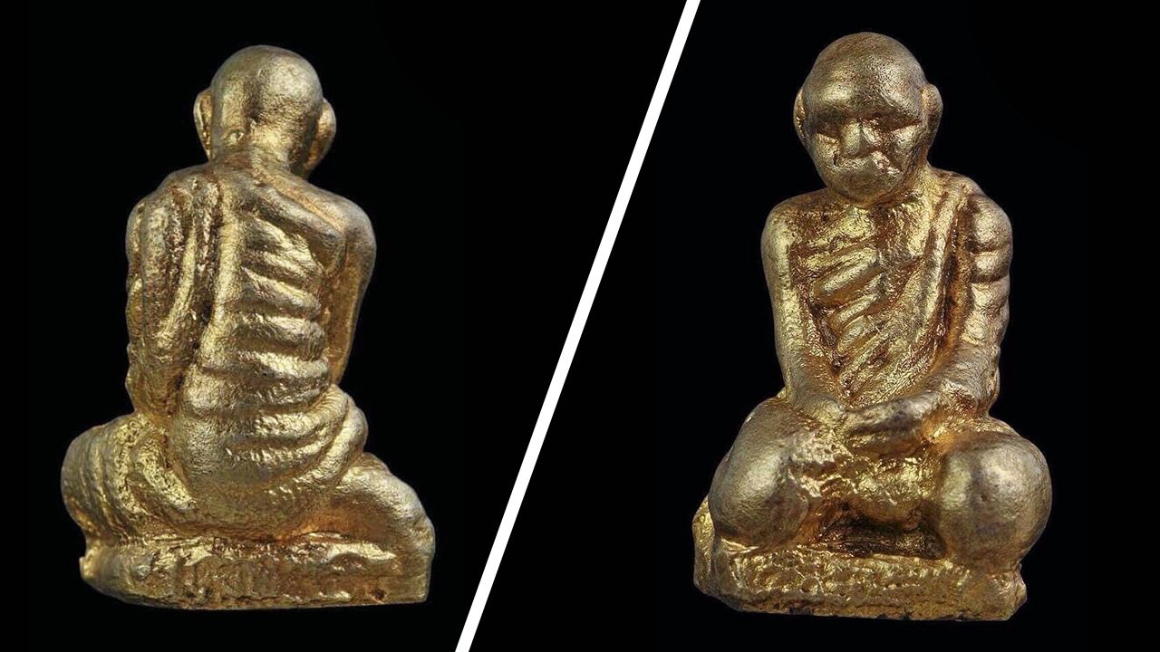 รูปเหมือนลอยองค์ อุดกริ่ง เนื้อเงิน พ.ศ.๒๕๑๖ หลวงปู่แหวน วัดดอยแม่ปั๋ง ของบอย สิงคโปร์.