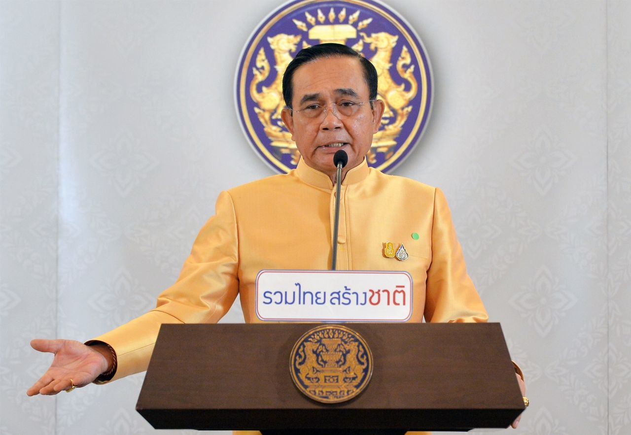 พล.อ.ประยุทธ์ จันทร์โอชา นายกรัฐมนตรีและรัฐมนตรีว่าการกระทรวงกลาโหม