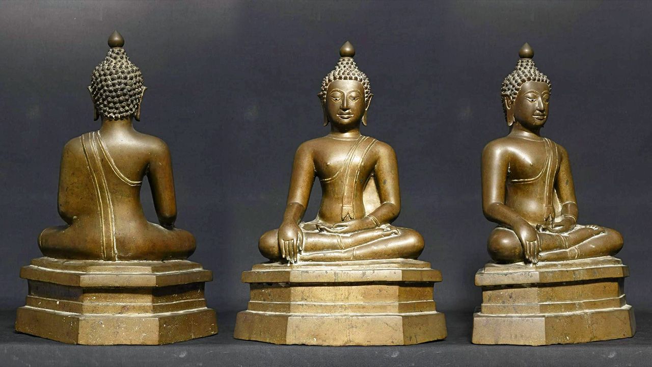 พระ​พุทธรูป พุทธ​ศิลป์​สมัย​เชียง​แสน สิงห์ 3 หน้าตัก 8