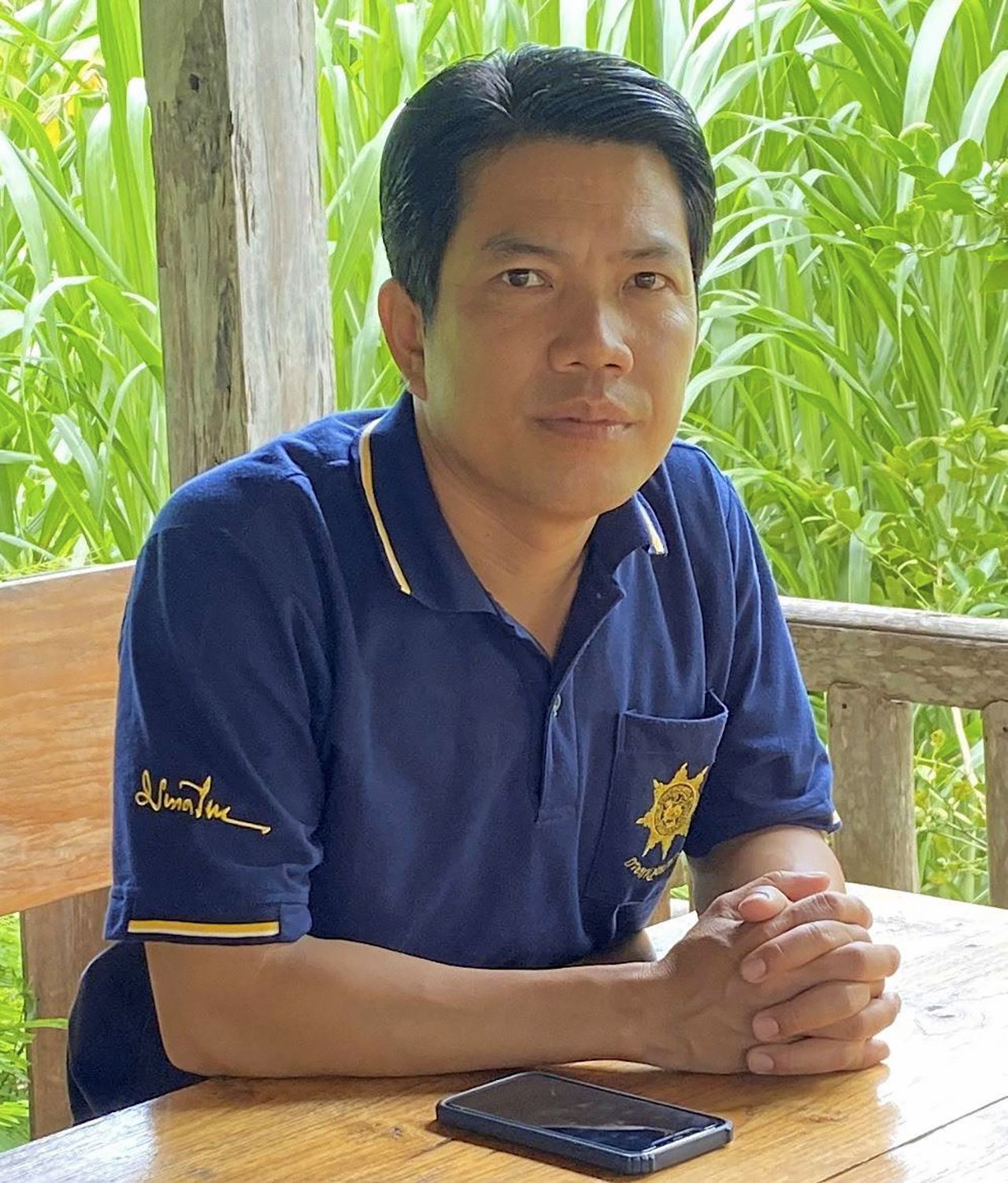 นายธีระพงษ์ คำอ้าย ผญบ.บ้านแม่ตาลน้อย/อดีตประธานสภา อบต.เวียงตาล.