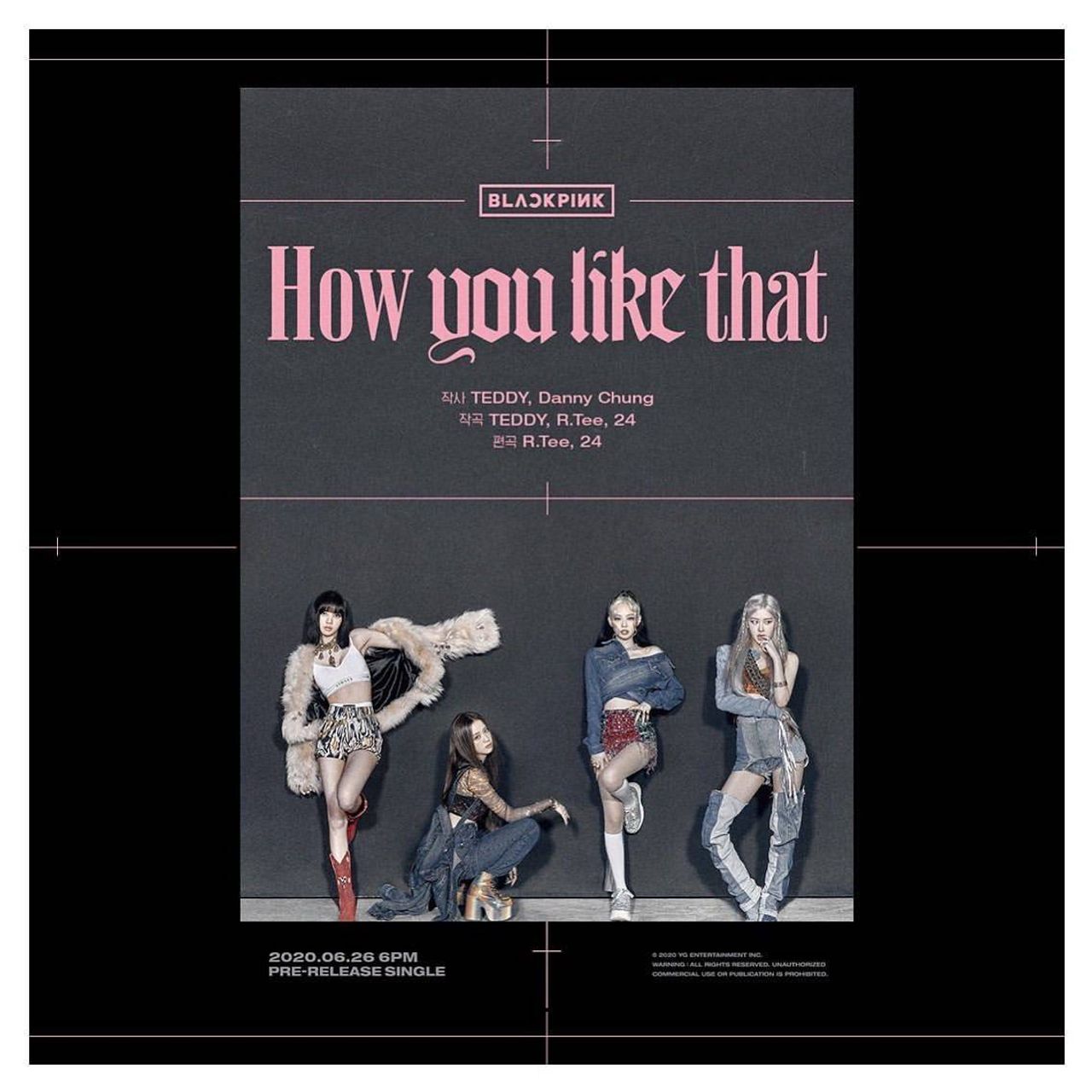 Blackpink ขอบคุณภาพจากไอจี @blackpinkofficial