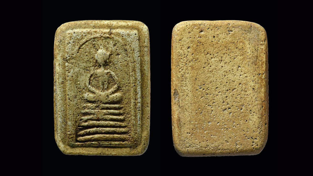 พระสมเด็จเกศไชโย พิมพ์ 6 ชั้นอกตัน วัดไชโยวรวิหาร ของ แม็ค ช้างเผือก.