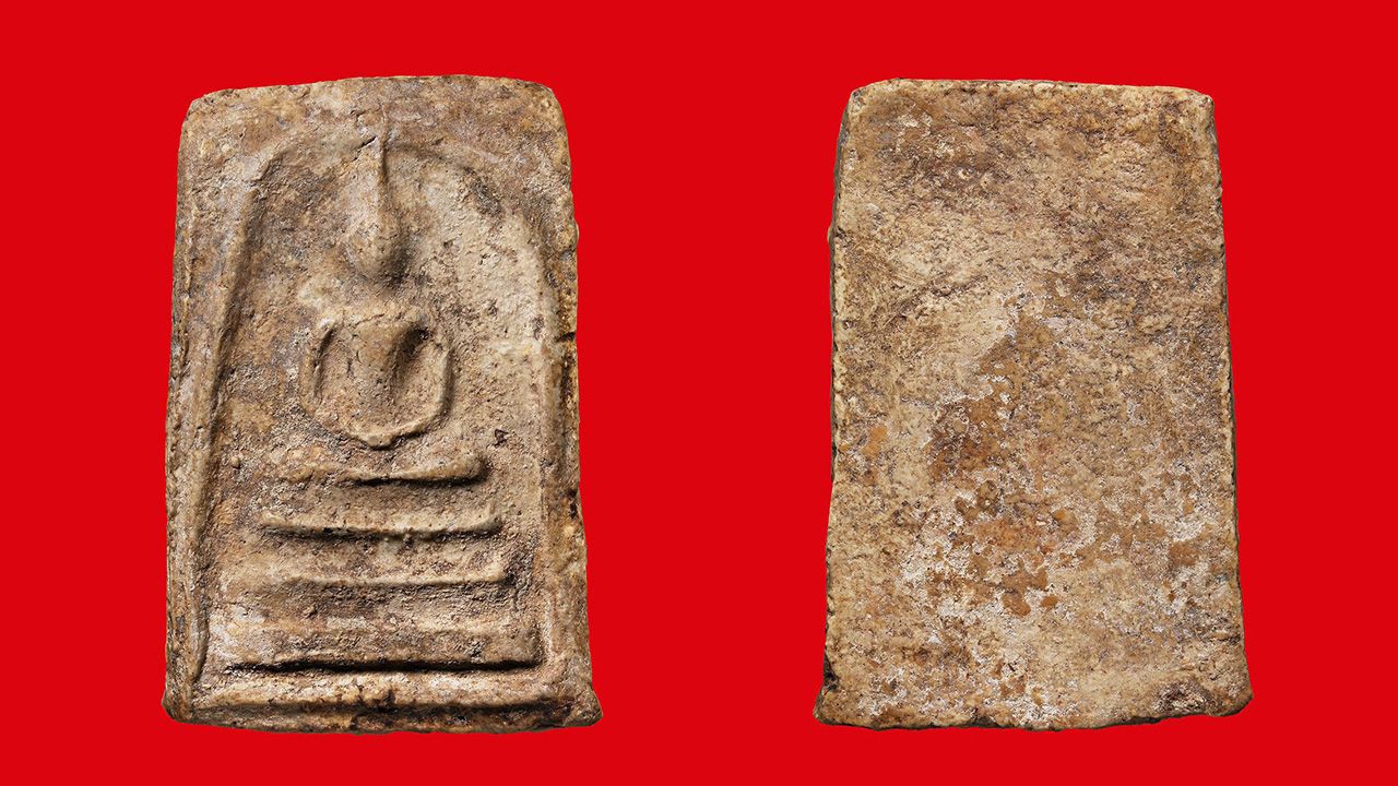 พระสมเด็จบางขุนพรหม พิมพ์ใหญ่ กรุวัดใหม่อมตรส ของกำนันมานะ คงวุฒิปัญญา.