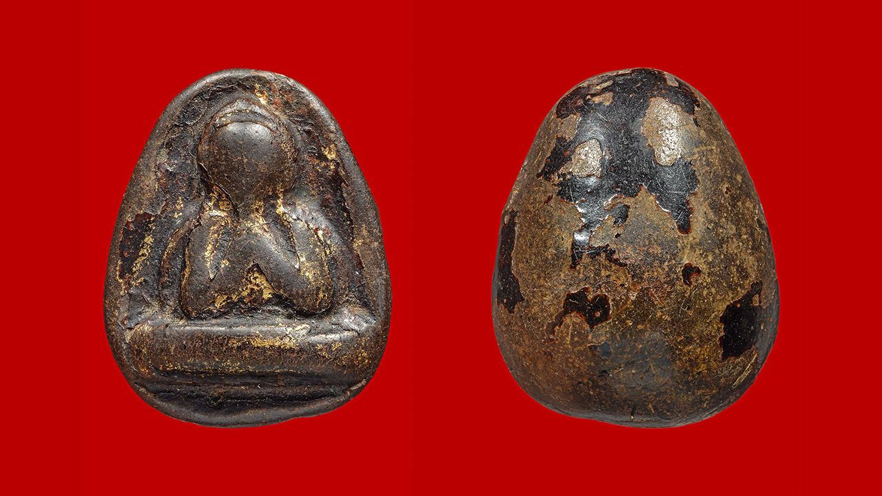 พระปิดตา พิมพ์เม็ดกระบกใหญ่ หลวงปู่จีน วัดท่าลาดเหนือ ฉะเชิงเทรา ของ อิทธิ ชวลิตธำรง.