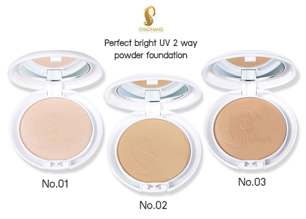 Chao Nang Perfect bright UV 2 way powder foundation SPF 20 PA+++