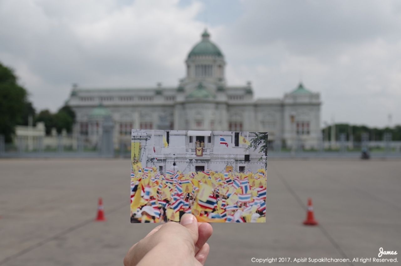 วันที่ 9 มิถุนายน 2549 ในหลวง รัชกาลที่ 9 เสด็จออกมหาสมาคม ณ สีหบัญชร พระที่นั่งอนันตสมาคม 