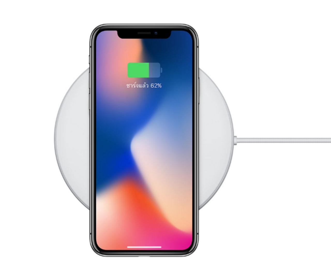 ความสามารถชาร์จแบบไร้สาย iPhone X