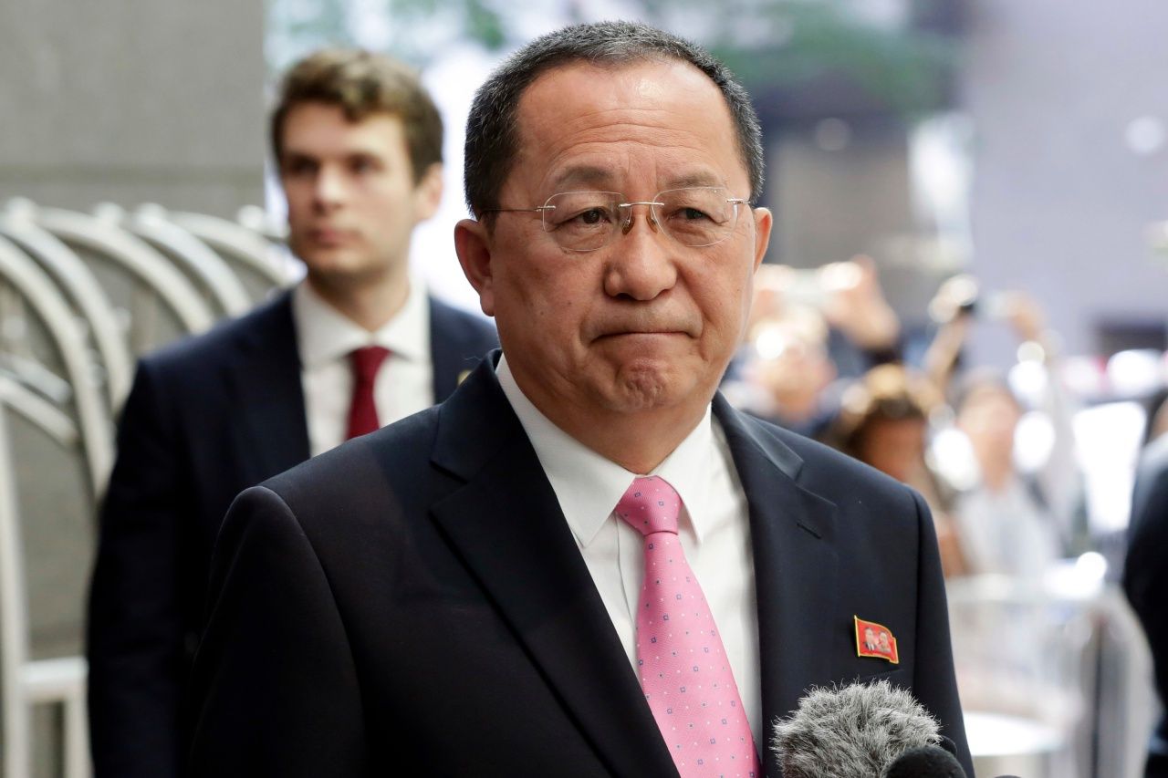 รี ยอง-โฮ รัฐมนตรีว่าการกระทรวงต่างประเทศเกาหลีเหนือ