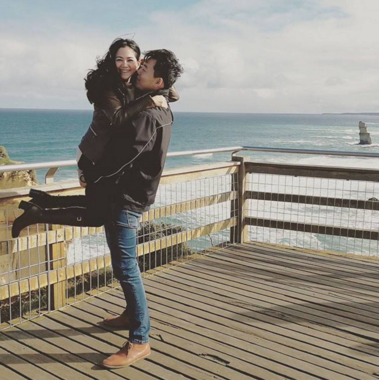 แนนซี่กับแฟนหนุ่มชาวเกาหลี