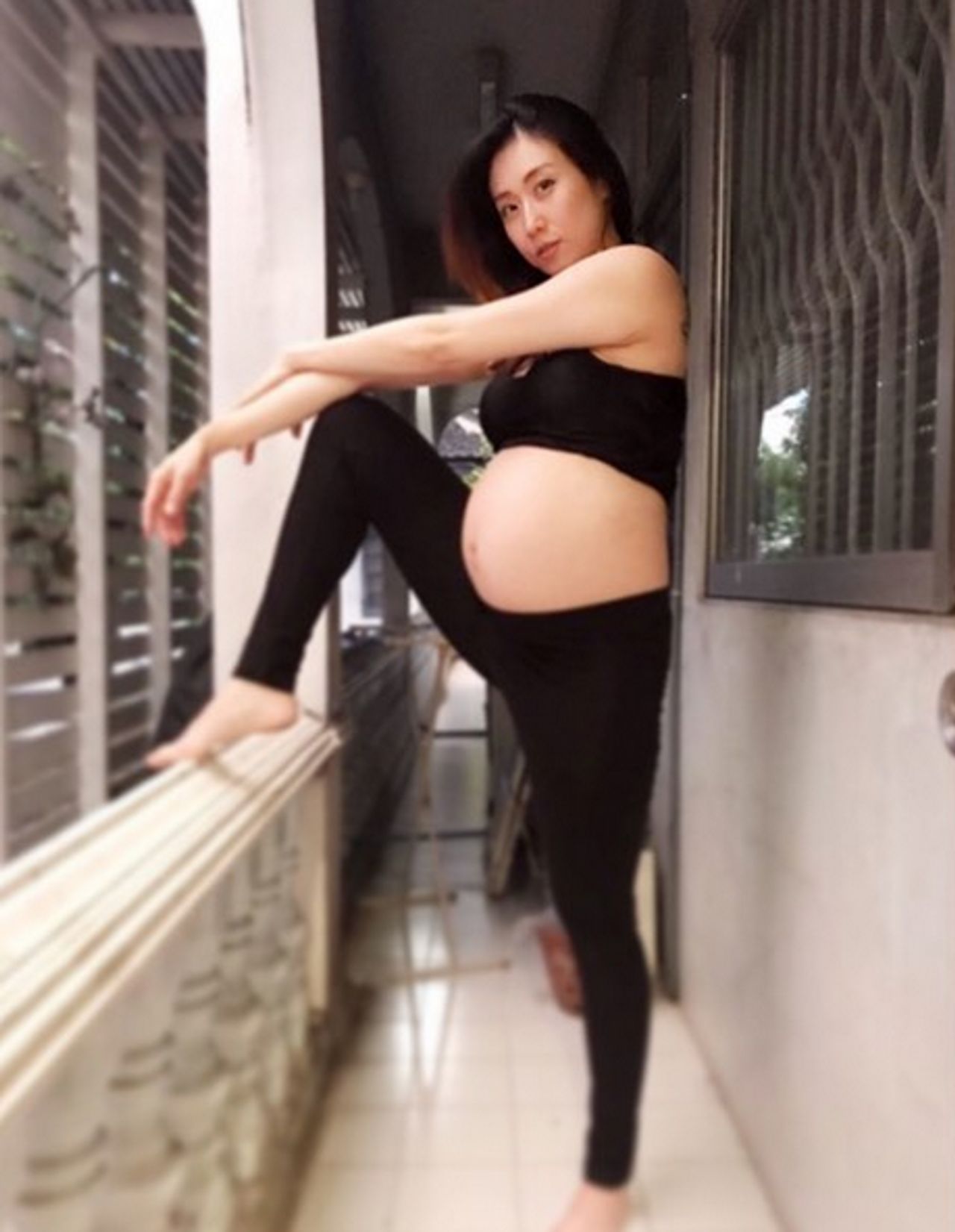 ภาพก่อนคลอดลูก 2 วัน 