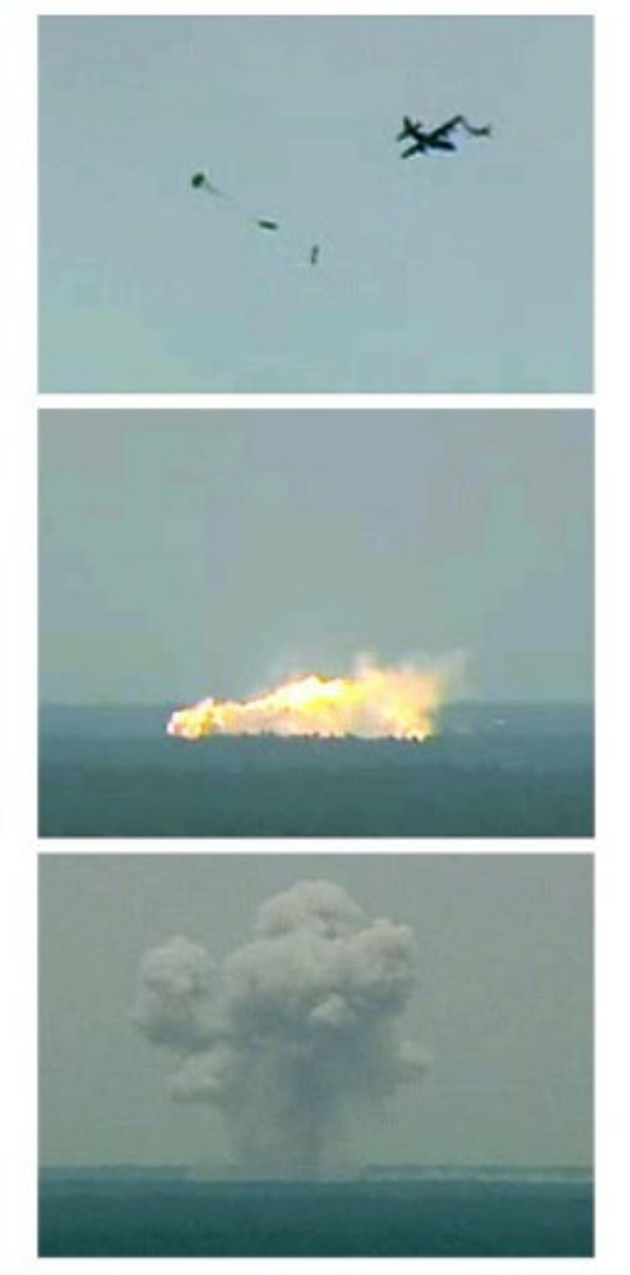 ภาพการทดสอบระเบิด MOAB ของสหรัฐฯ เมื่อปี 2546