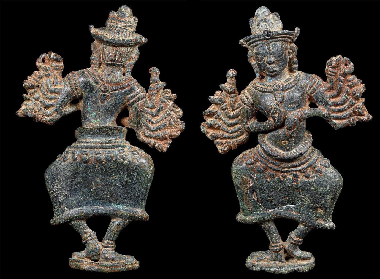 พระอุมาเทวี เนื้อสัมฤทธิ์ ศิลปะบายน.