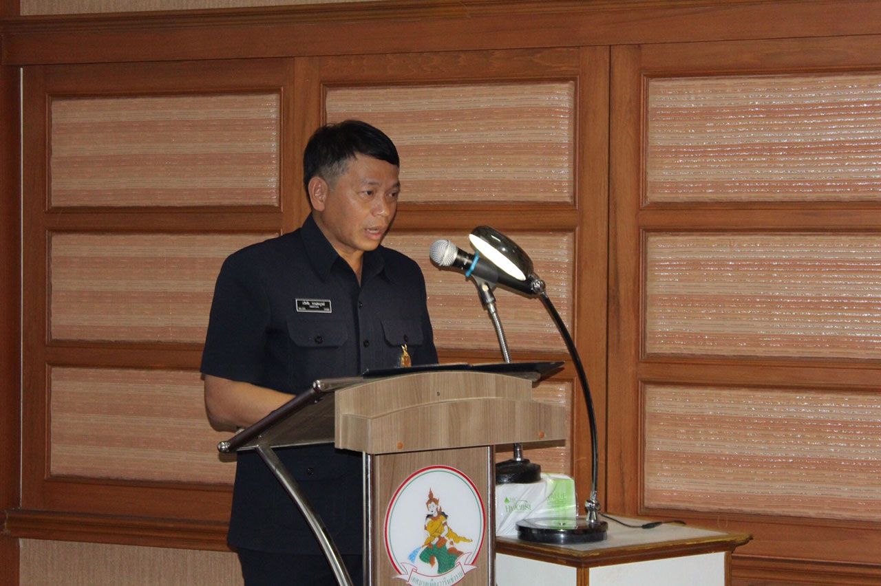 ผอ.สนภ.5 กล่าวบรรยายสรุปสถานการณ์
