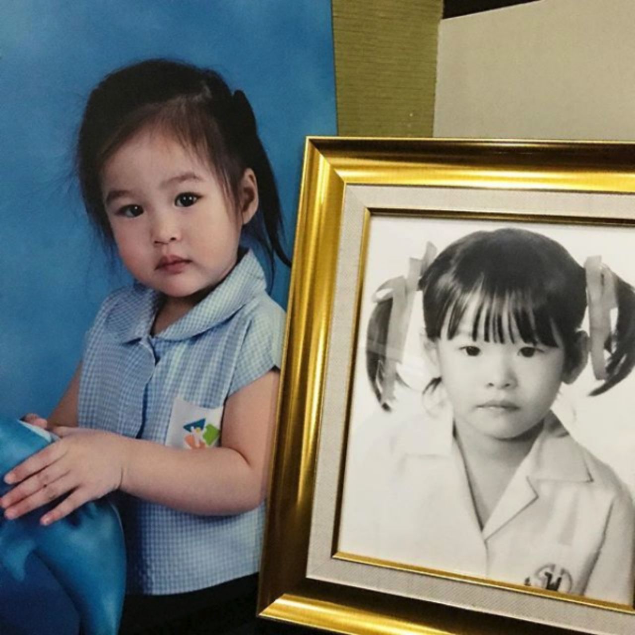 น้องณิรินกับแม่หนิง ตอนยังเด็กทั้งคู่