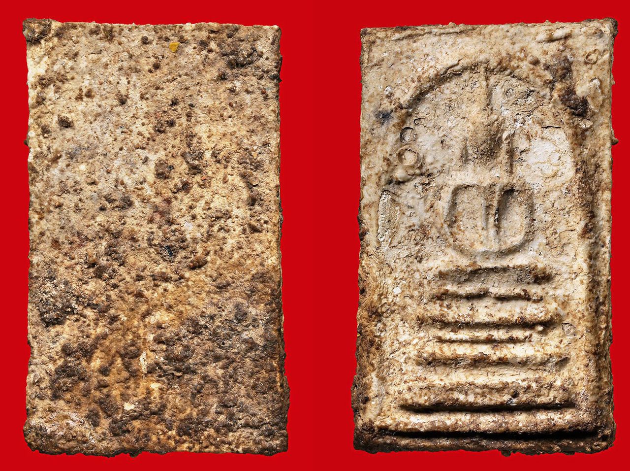 พระสมเด็จบางขุนพรหม พิมพ์ฐานแซม กรุวัดใหม่อมตรส ของกำนันมานะ คงวุฒิปัญญา.