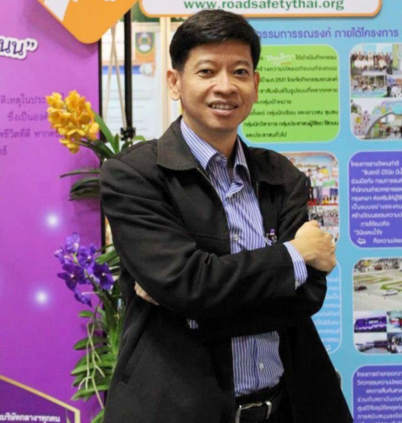 นพ.ธนะพงศ์ จินวงษ์ ผู้จัดการศูนย์วิชาการเพื่อความปลอดภัยทางถนน (ศวปถ.) 