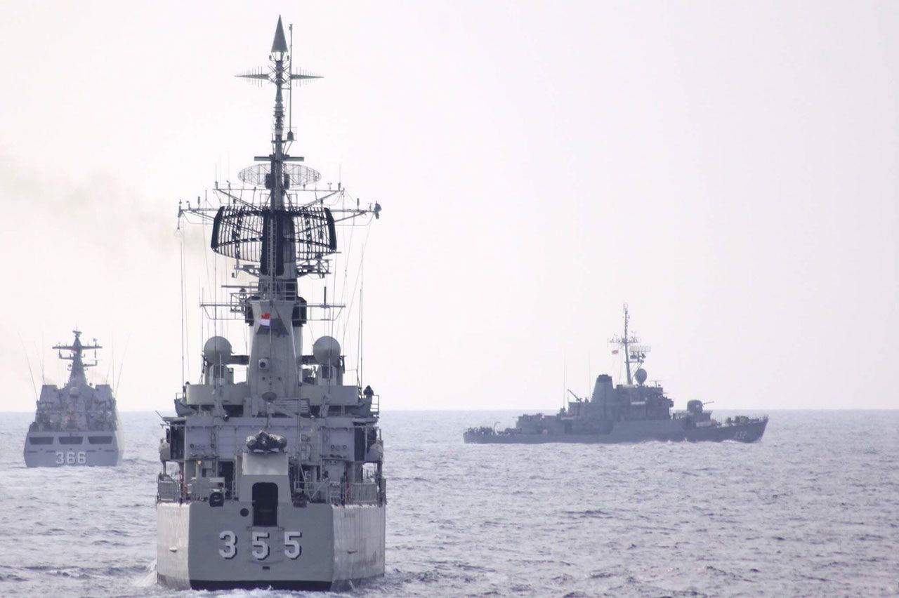 เรือที่เข้าในการฝึกSEA GARUDA 2017